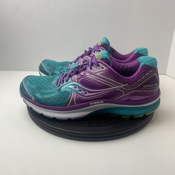 Saucony Omni 15 Womens Size 10.5 S10315-4 Purple Blue Running Shoes - Picture 3 of 8